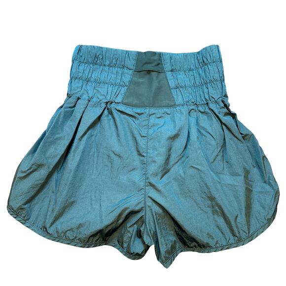 Free People FP‎ Movement Shorts Athletic Sz S Green Teal "The Way Home" - Picture 2 of 9